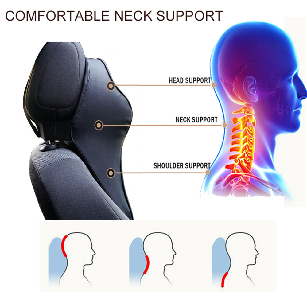 Car headrest neck protector pillow