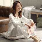 Luxury Satin Pajama Set – Elegant Couple Sleepwear for Men & Women