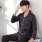 Luxury Satin Pajama Set – Elegant Couple Sleepwear for Men & Women