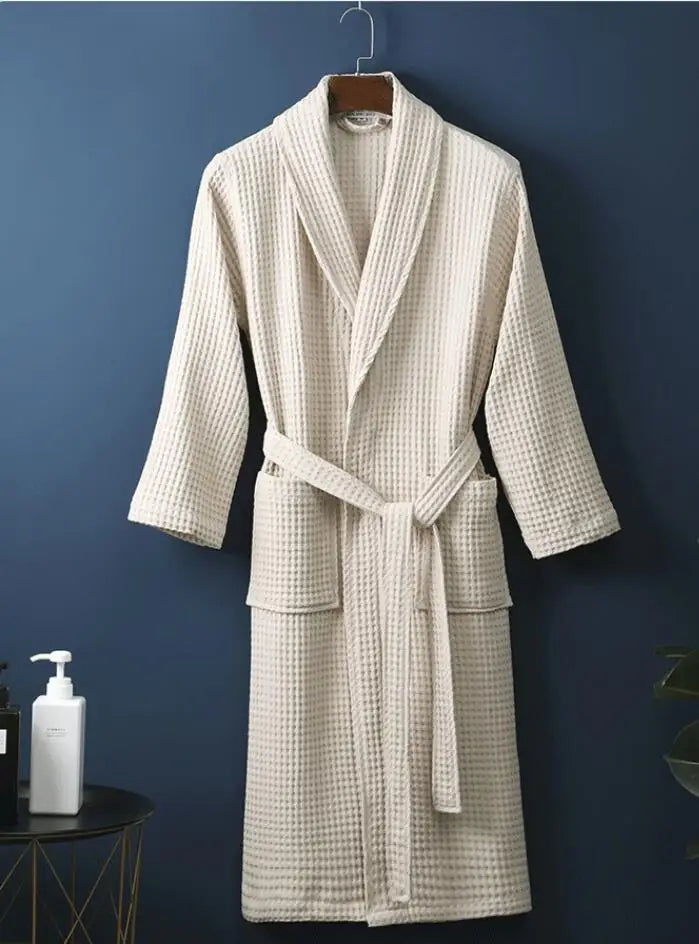 EloraSleep™ Cotton Terry Robe – Spa-Inspired Luxury Comfort