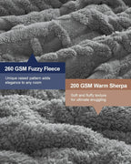EloraSleep™ 20lb Weighted Blanket – Ultra-Soft Sherpa Comfort & Total Sleep Comfort