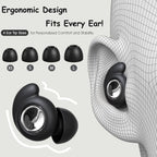 EloraSleep™ QuietSeal Pro Silicone Earplugs