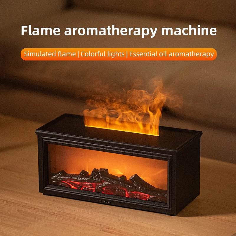 EloraSleep™ EmberMist Flame Aroma Diffuser
