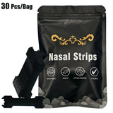 30pcs Extra Strength Nasal Strips for Snoring & Congestion Relief – Sensitive Skin Friendly, Strong