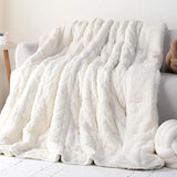 EloraSleep™ 15lb Weighted Blanket – Ultra-Soft Sherpa Comfort for Relaxing Sleep