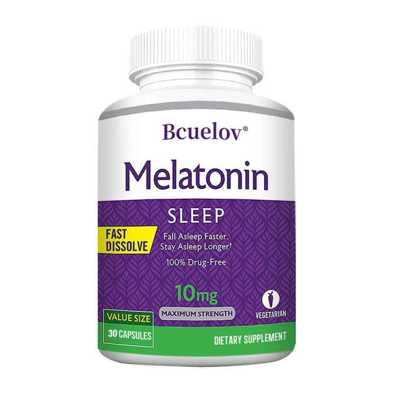Bcuelov® Melatonin 10mg – 120 Capsules