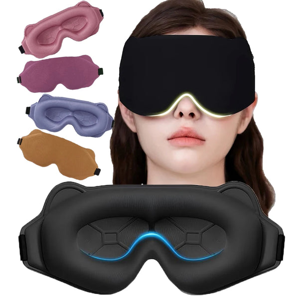 EloraSleep™ Weighted 3D Sleep Mask – Deep Pressure Comfort