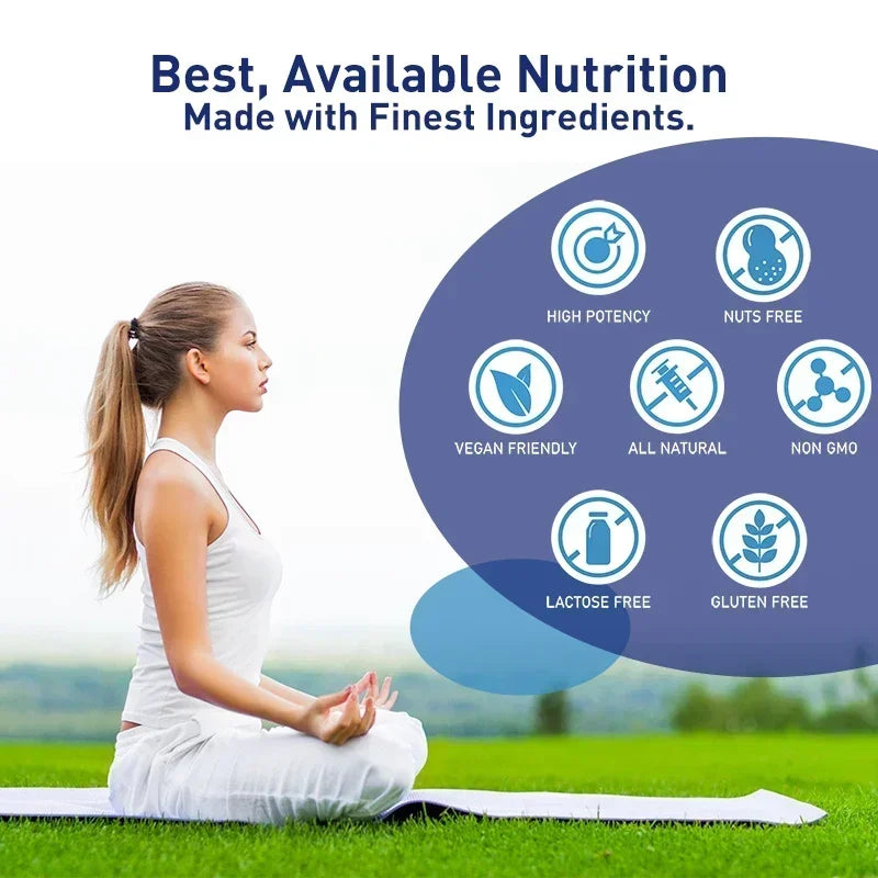 Magnesium Glycinate - Supports Nerve, Muscle, Bone and Heart Health, Helps with Stress, Sleep Quality Support, Muscles Recovery