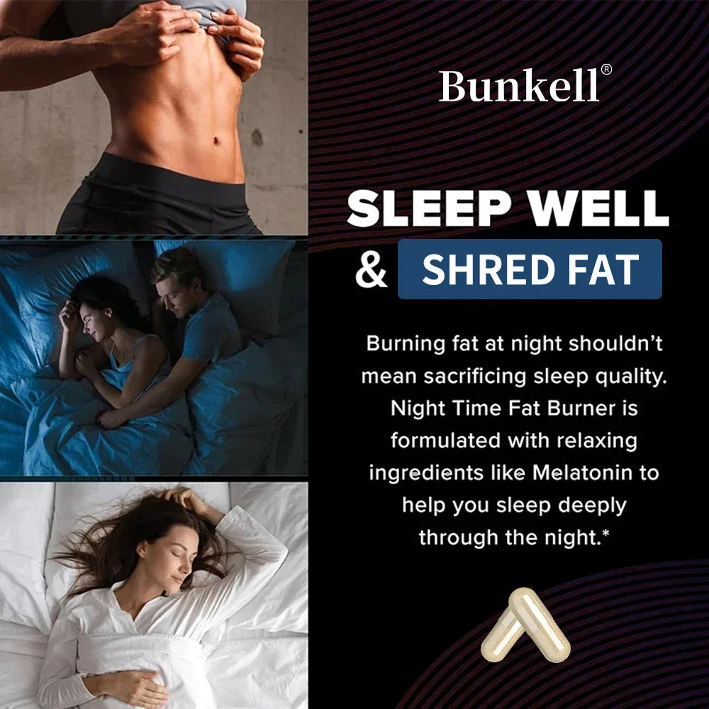 Bunkell® Night Burn + Sleep Support