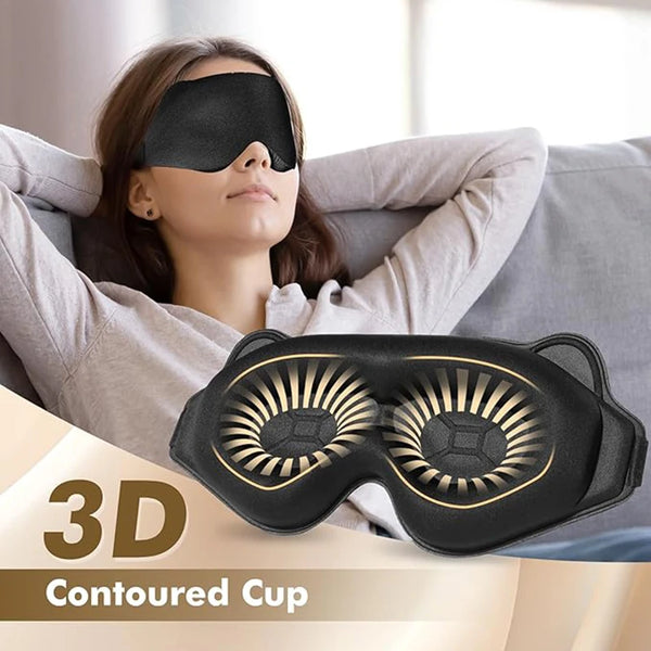 EloraSleep™ Weighted 3D Sleep Mask – Deep Pressure Comfort