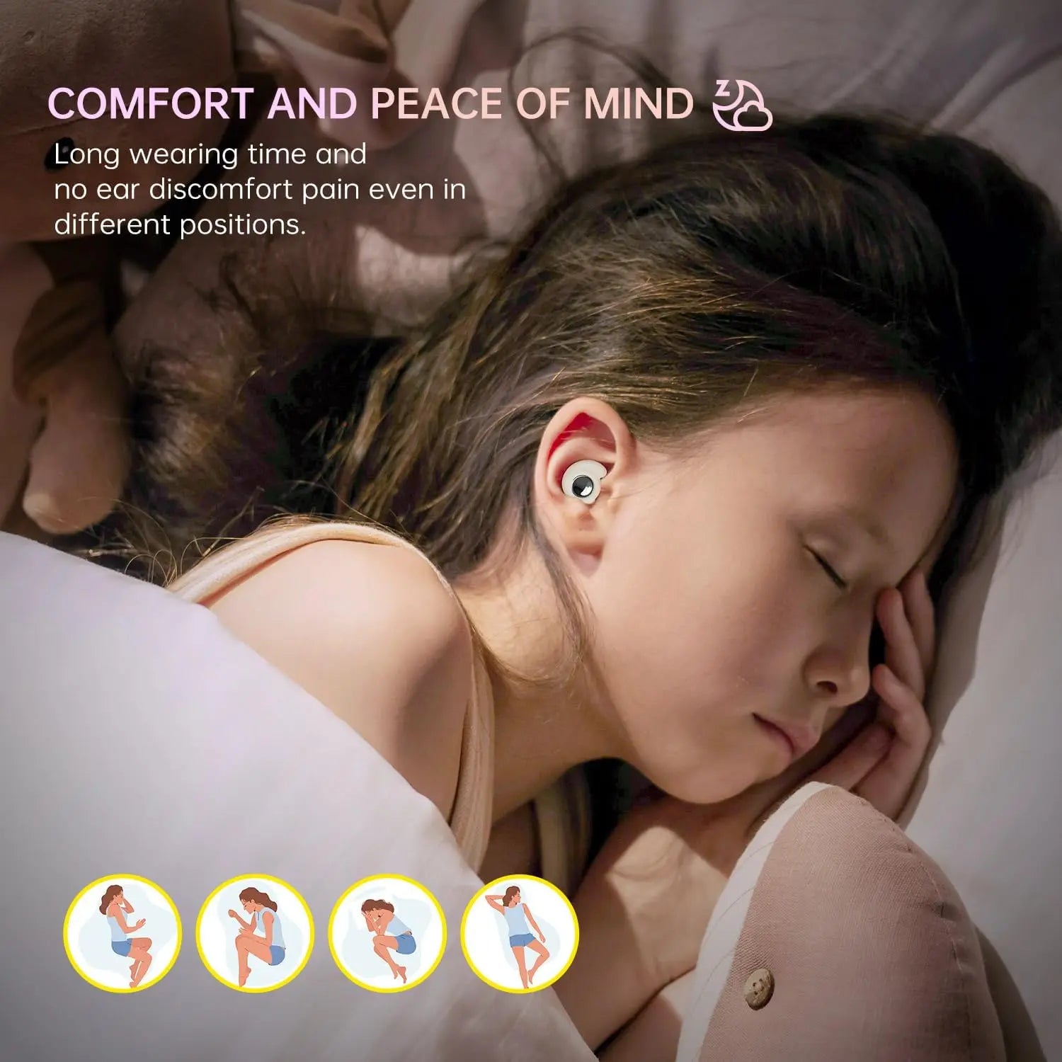 EloraSleep™ QuietSeal Pro Silicone Earplugs