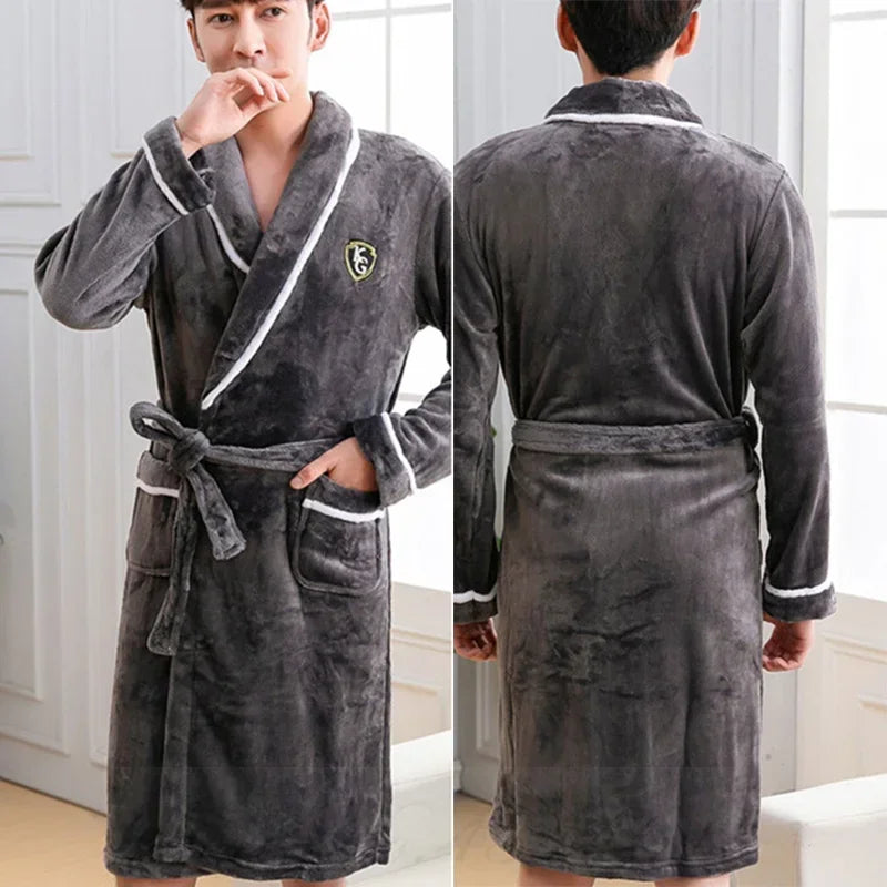 EloraSleep™ Luxury Fleece Robe – Ultra-Soft Hotel & Spa Comfort