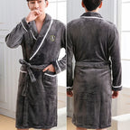 EloraSleep™ Luxury Fleece Robe – Ultra-Soft Hotel & Spa Comfort