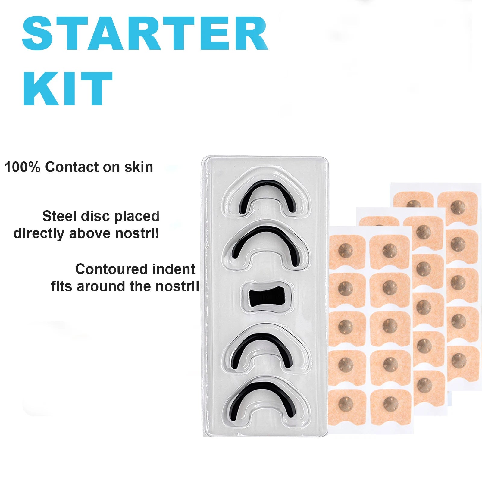 Magnetic Nasal Breathing Dilator Kit – Sport & Sleep Nose Clip for Improved Airflow