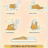 Weighted Sherpa Fleece Blanket – Soft, Warm, Faux Rabbit Fur Comfort