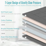 30LB Weighted Blanket for Adults – Aqua Microfiber, 86x90, All-Season Comfort