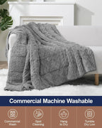 EloraSleep™ 20lb Weighted Blanket – Ultra-Soft Sherpa Comfort & Total Sleep Comfort