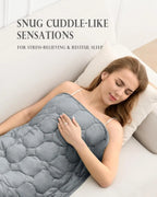 EloraSleep™ 7lb Weighted Lap Blanket – Gentle Relaxation & Comfort