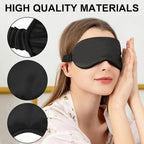 2-Pack Silk Sleep Mask – Elastic Blackout Eye Mask with Adjustable Strap&nbsp