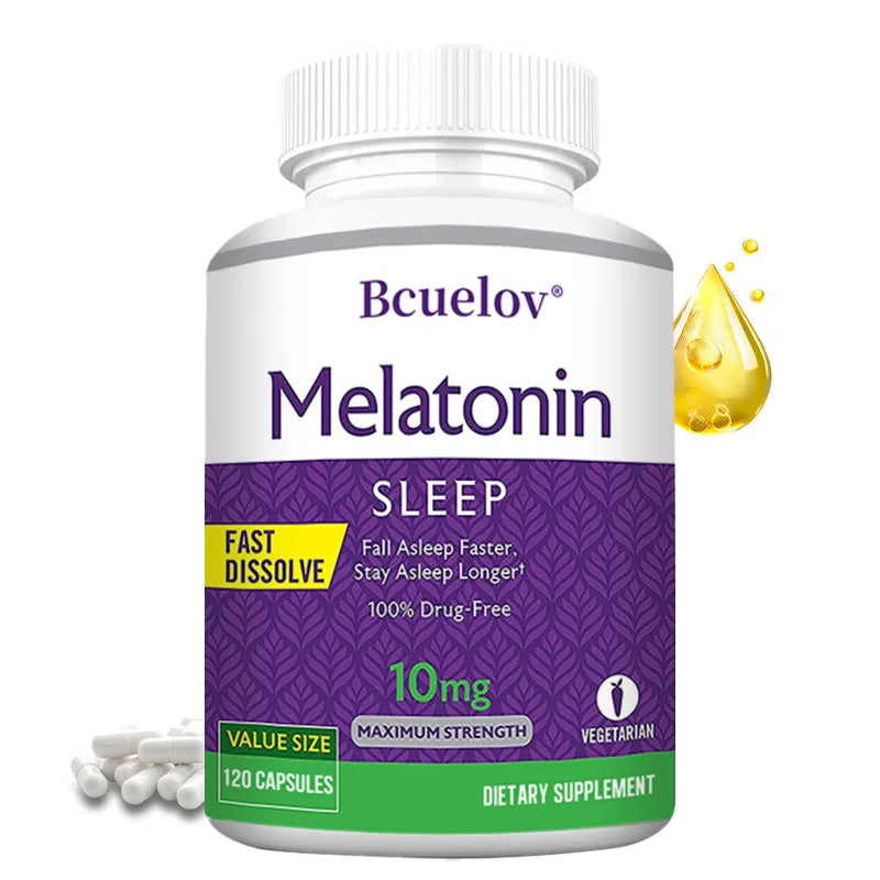 Bcuelov® Melatonin 10mg – 120 Capsules