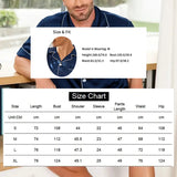 Men’s Satin Pajama Set – Short Sleeve Summer Sleepwear 2-Piece