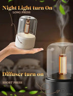 EloraSleep™ EmberGlow 120ml Flame Aroma Diffuser
