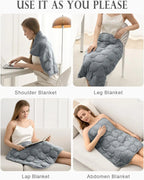 EloraSleep™ 7lb Weighted Lap Blanket – Gentle Relaxation & Comfort