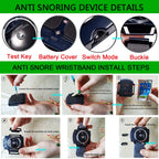 Electronic Anti Snore Wristband – Built-In Smart Biosensor