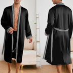 EloraSleep™ Satin Kimono Lounge Set – Lightweight & Cooling Comfort
