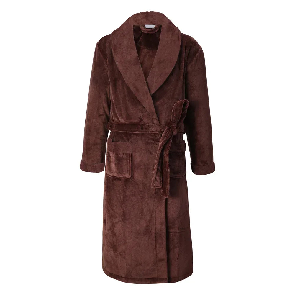EloraSleep™ Luxury Fleece Robe – Ultra-Soft Hotel & Spa Comfort