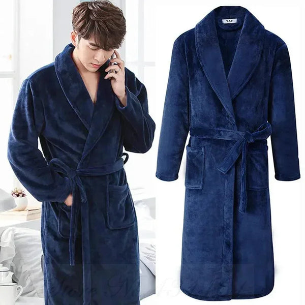 EloraSleep™ Luxury Fleece Robe – Ultra-Soft Hotel & Spa Comfort