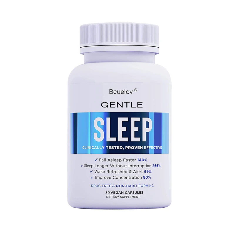 Bcuelov Melatonin Sleep Support – Fall Asleep Faster & Wake Refreshed