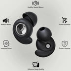 EloraSleep™ QuietSeal Pro Silicone Earplugs