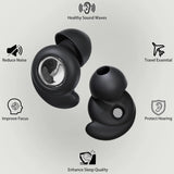 EloraSleep™ QuietSeal Pro Silicone Earplugs