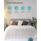 EloraSleep™ 15lb Weighted Blanket – Ultra-Soft Sherpa Comfort for Relaxing Sleep