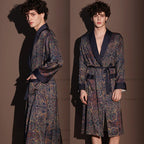 EloraSleep™ Satin Kimono Robe – Lightweight & Cooling Comfort