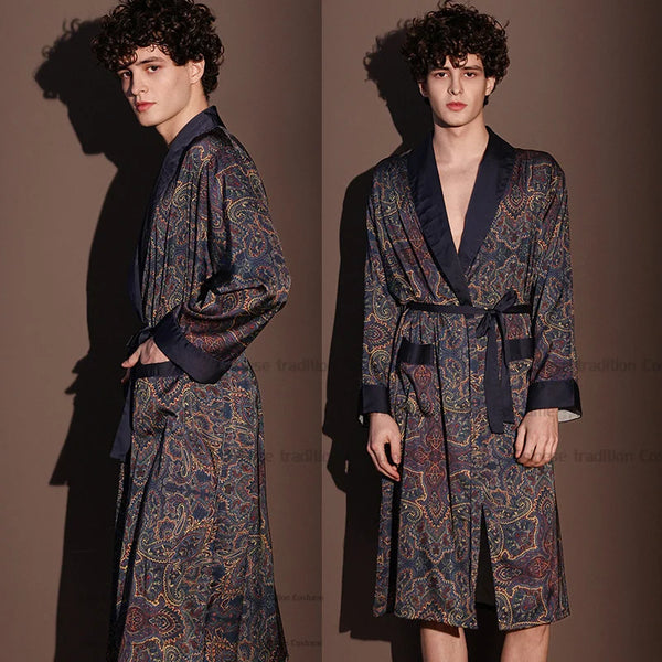 EloraSleep™ Satin Kimono Robe – Lightweight & Cooling Comfort
