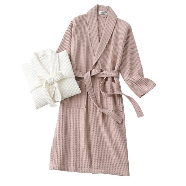 EloraSleep™ Cotton Terry Robe – Spa-Inspired Luxury Comfort