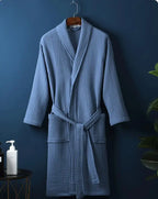 EloraSleep™ Cotton Terry Robe – Spa-Inspired Luxury Comfort