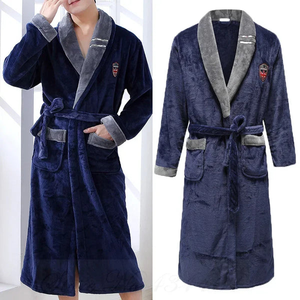 EloraSleep™ Luxury Fleece Robe – Ultra-Soft Hotel & Spa Comfort