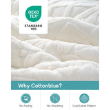 EloraSleep™ 15lb Weighted Blanket – Ultra-Soft Sherpa Comfort for Relaxing Sleep