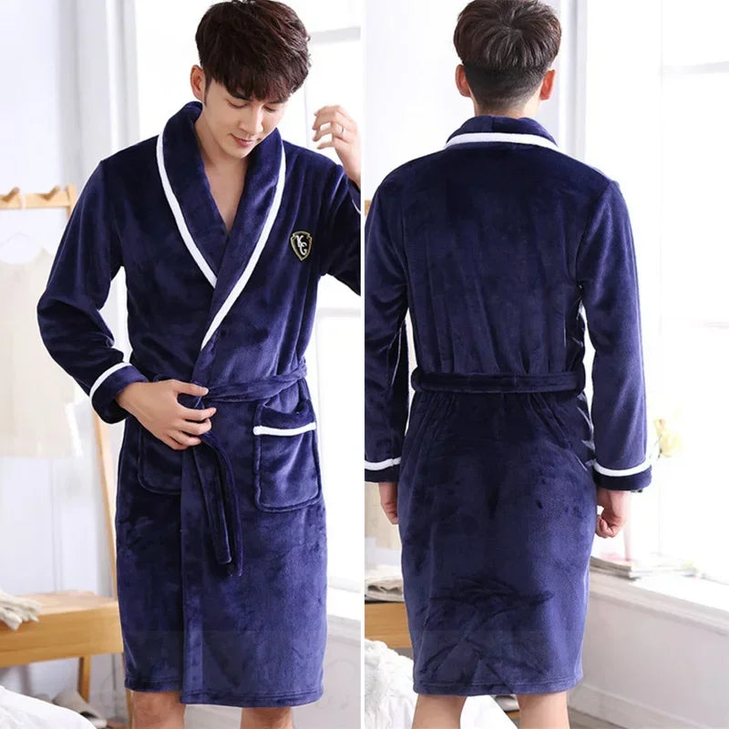EloraSleep™ Luxury Fleece Robe – Ultra-Soft Hotel & Spa Comfort
