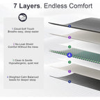 EloraSleep™ 15lb Weighted Blanket – Balanced Comfort for Calm, Restful Sleep