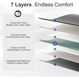 EloraSleep™ 15lb Weighted Blanket – Balanced Comfort for Calm, Restful Sleep