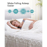 EloraSleep™ 15lb Weighted Blanket – Ultra-Soft Sherpa Comfort for Relaxing Sleep