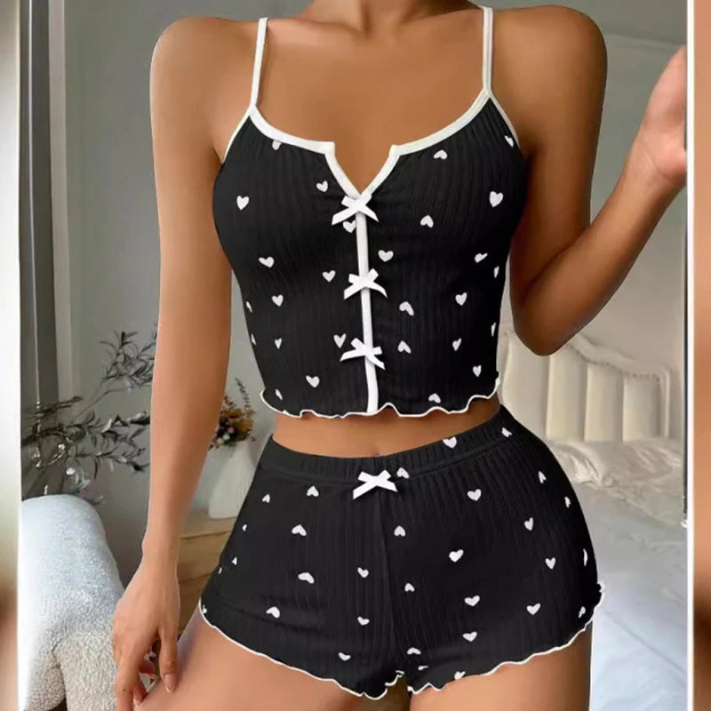 EloraSleep™ After Hours Pajama Set – Amour