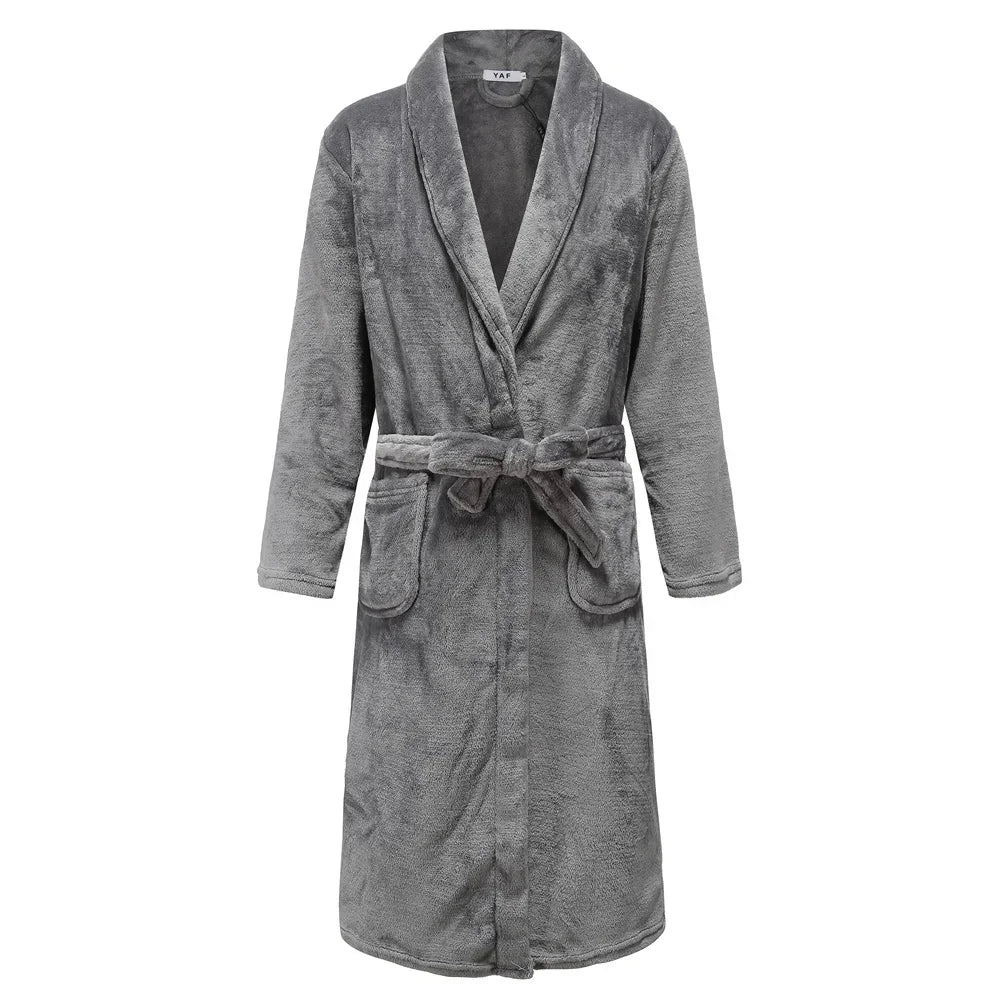 EloraSleep™ Luxury Fleece Robe – Ultra-Soft Hotel & Spa Comfort