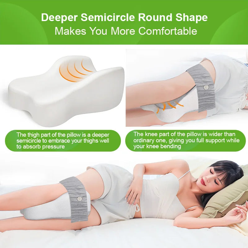 EloraSleep™ AlignRest 14” Knee & Leg Support Pillow