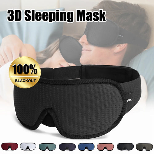 MERALL 3D Sleeping Mask – Soft Padded Light Blocking Eye Mask for Deep Rest