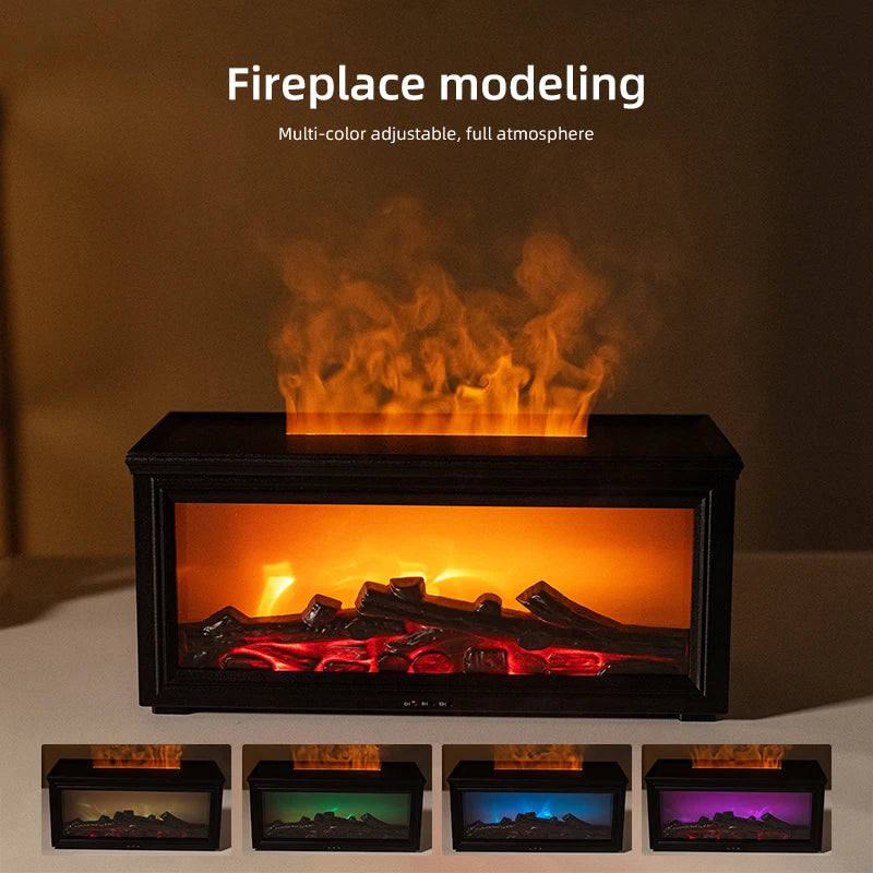 EloraSleep™ EmberMist Flame Aroma Diffuser